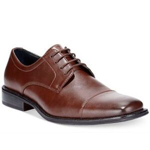 Alfani Adam Square Toe Brown Oxford Shoes Size 12M